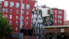 Iowa apartment building partially collapses, prompting massive rescue effort