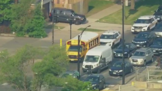 School bus involved in rear-end crash on I-57 in Washington Heights