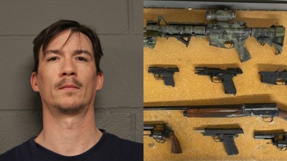 Cook County man with revoked FOID attempted to leave state with firearms: sheriff's office