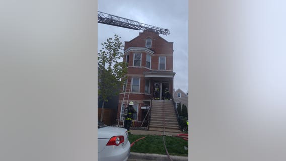 No injuries reported after mayday called during McKinley Park fire