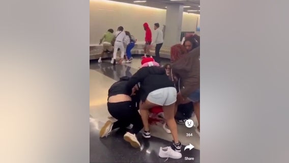 Viral video shows people fighting at O'Hare Airport, 2 charged
