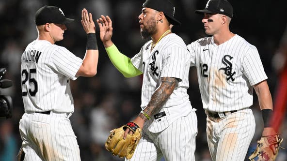 Vaughn drives in 3, González homers to help White Sox beat Angels 7-3