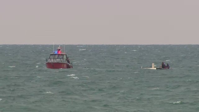 Boat capsizes on Lake Michigan amid sudden weather change in Chicago
