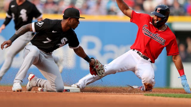 Zunino hits 2-run homer, Gaddis gets 1st win, Guardians beat White Sox 3-0 to end slide