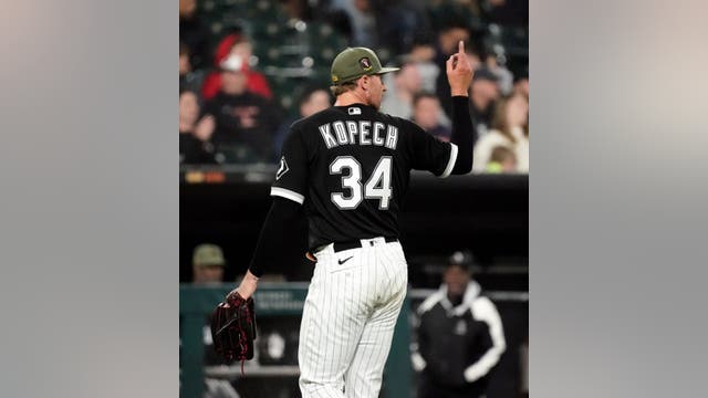 Kopech gives up 1 hit over 8 innings, White Sox beat Royals 2-0