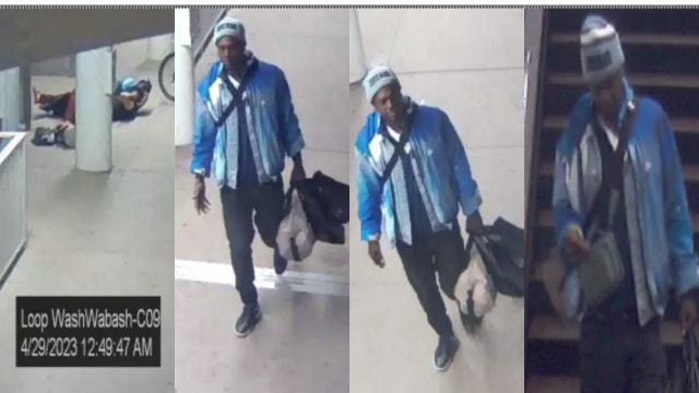 Chicago police seek man accused of assaulting, robbing victim on Loop CTA platform