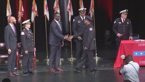 Johnson congratulates newest firefighter-EMTs and paramedics at graduation ceremony