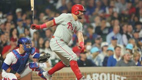 Schwarber homers on 1st pitch, Walker wins 5th straight start as Phillies beat Cubs 3-1