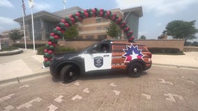 Aurora Police Department unveils Juneteenth squad car