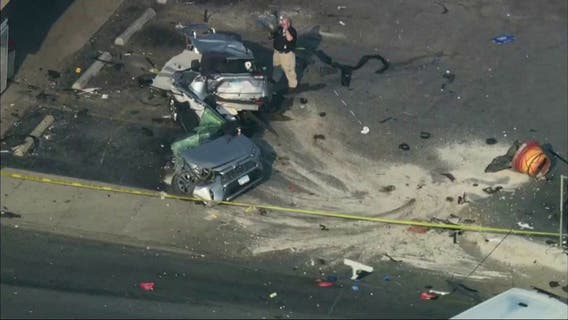 Driver flees crash on SW Side that left man critically injured, SUV destroyed