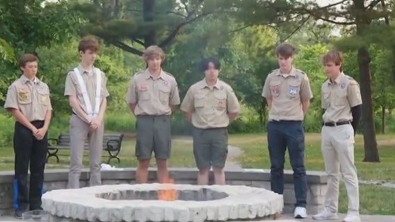 Winnetka boy scout retires nearly 300 flags