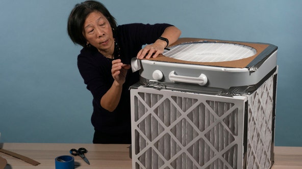 Social media users share creative tips to make DIY air purifiers to filter out wildfire smoke