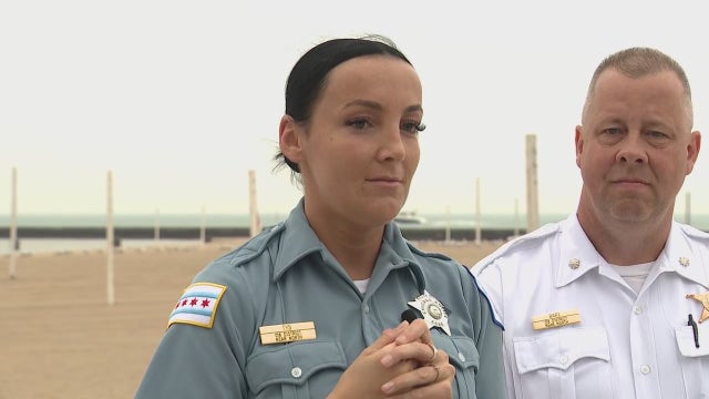Chicago police officer hailed a hero for daring water rescue that saved woman's life