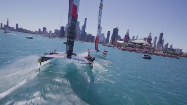 Burling steers the Kiwis to victory over rival Aussies in SailGP Season 4 opener in Chicago