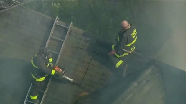 Fire erupts at home in Roseland