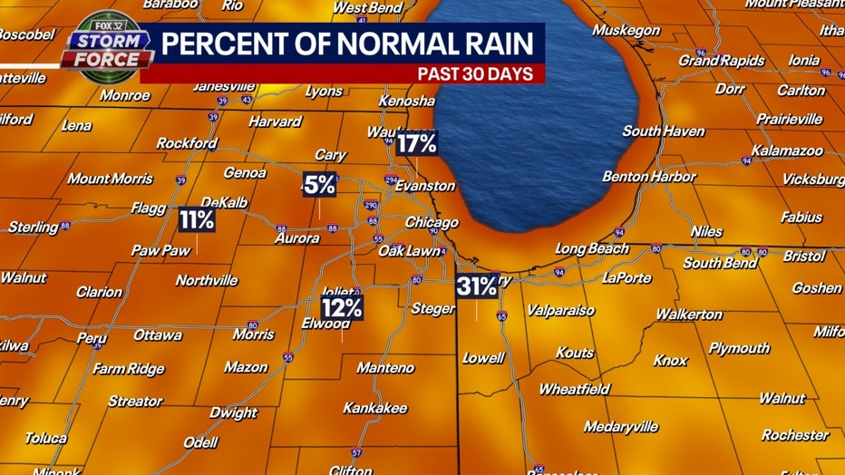 Chicago area's drought deepens and expands