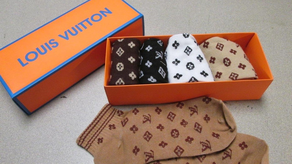 real louis vuitton socks