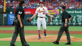 Cardinals’ Mikolas suspended 5 games and fined for intentionally throwing at Cubs’ Happ