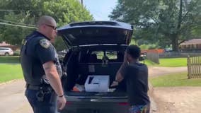 Watch: Georgia police officer surprises boy with PlayStation