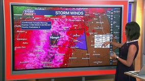 Severe weather barrels through Chicago area, Tornado Warnings issued