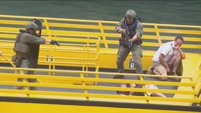 Chicago River hosts Hollywood-like first responder drill with simulated gunfire, explosions