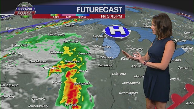 Chicago weather: Pleasant temps but rain on Friday