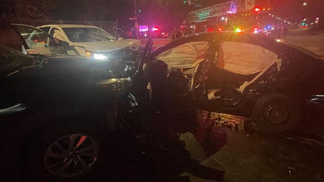 Several injured following high-speed crash on South Side