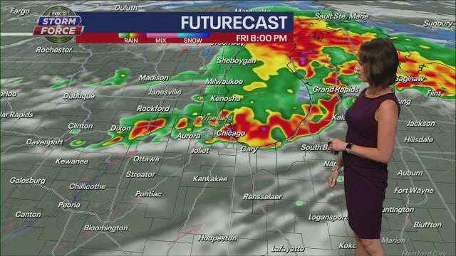 Chicago weather: 90s again on Friday with severe storms possible