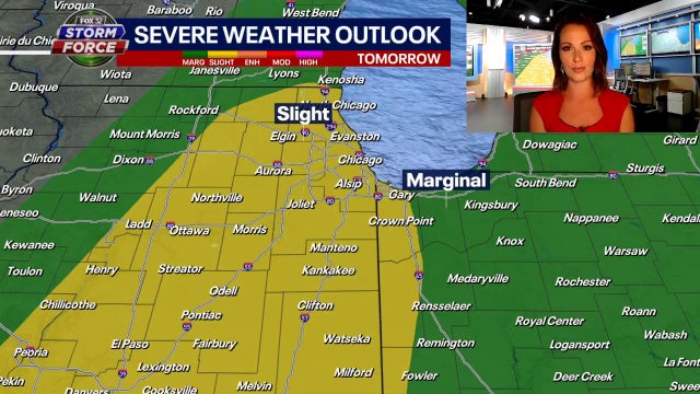 Chicago weather: Cold front could trigger severe thunderstorms