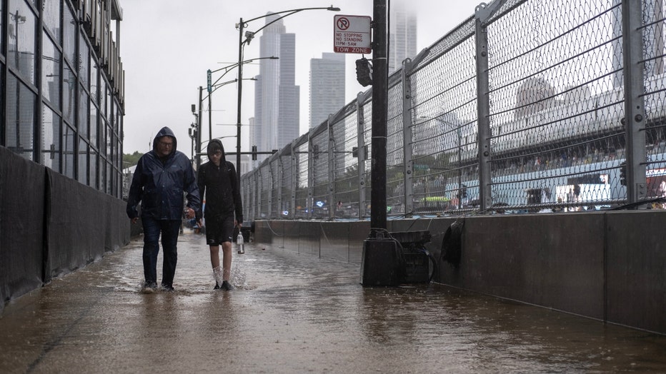 NASCAR Announces 2024 Chicago Street Race Date City Says It S Working   GETTY Chicago Nascar Rain 