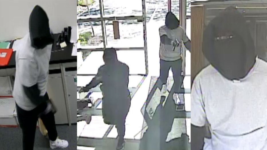 FBI: Naperville bank robbed by 2 male suspects