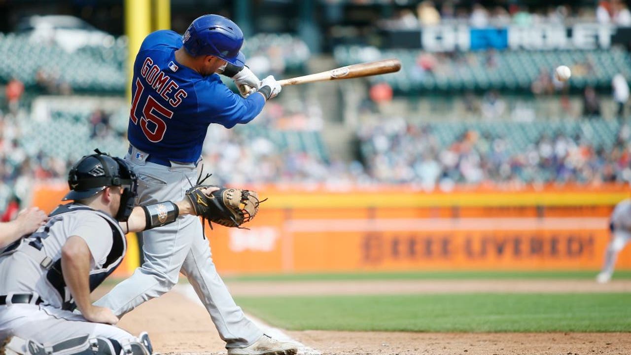 Yan Gomes' single breaks an 8th-inning tie as the wild card-contending Cubs  beat the Tigers 6-4 - Richmond News