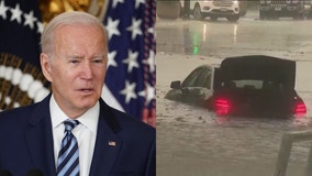 Biden declares federal disaster in response to Cook County storms