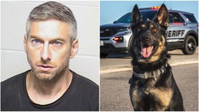 Lake County K9 captures suspect who threatened to shoot man during skid-steer robbery