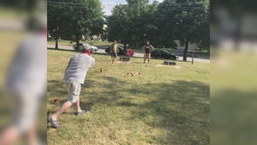 Kubb state championship happening this weekend in Chicago suburb