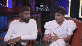 Rosario Dawson and LaKeith Stanfield talk 'Haunted Mansion'