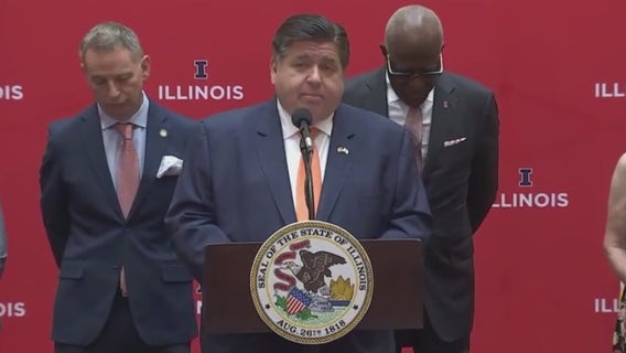 Pritzker joins students on first day of classes