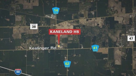 Kane County crash: Motorcyclist dead after 16-year-old driver strikes him while leaving Kaneland High School