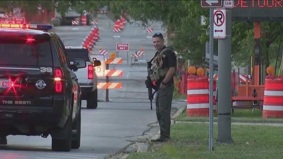 Lombard police: 1 in custody, another at large after allegedly committing armed robbery, crashing vehicle