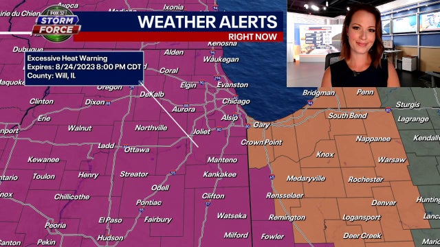 Chicago weather: Dangerously hot conditions through Thursday, then weekend relief