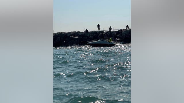 Winthrop Harbor Fire Department rescues woman from struggling boat