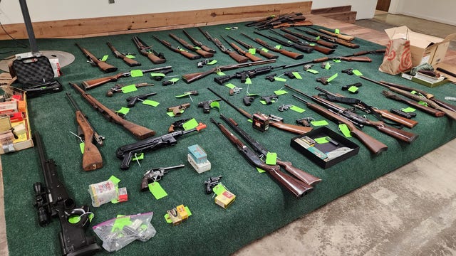 Dozens of guns recovered at Evanston buyback