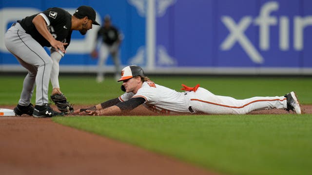 Rookie Grayson Rodriguez's 6 1-hit innings help the Orioles handle the White Sox 9-0