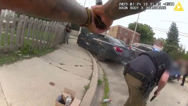 Video shows Englewood police shooting that left officer wounded