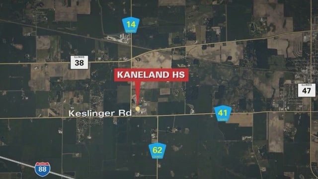 Kane County crash: Motorcyclist dead after 16-year-old driver strikes him while leaving Kaneland High School