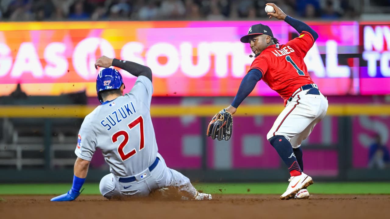 Braves clinch home-field throughout playoffs with sweep of slumping Cubs