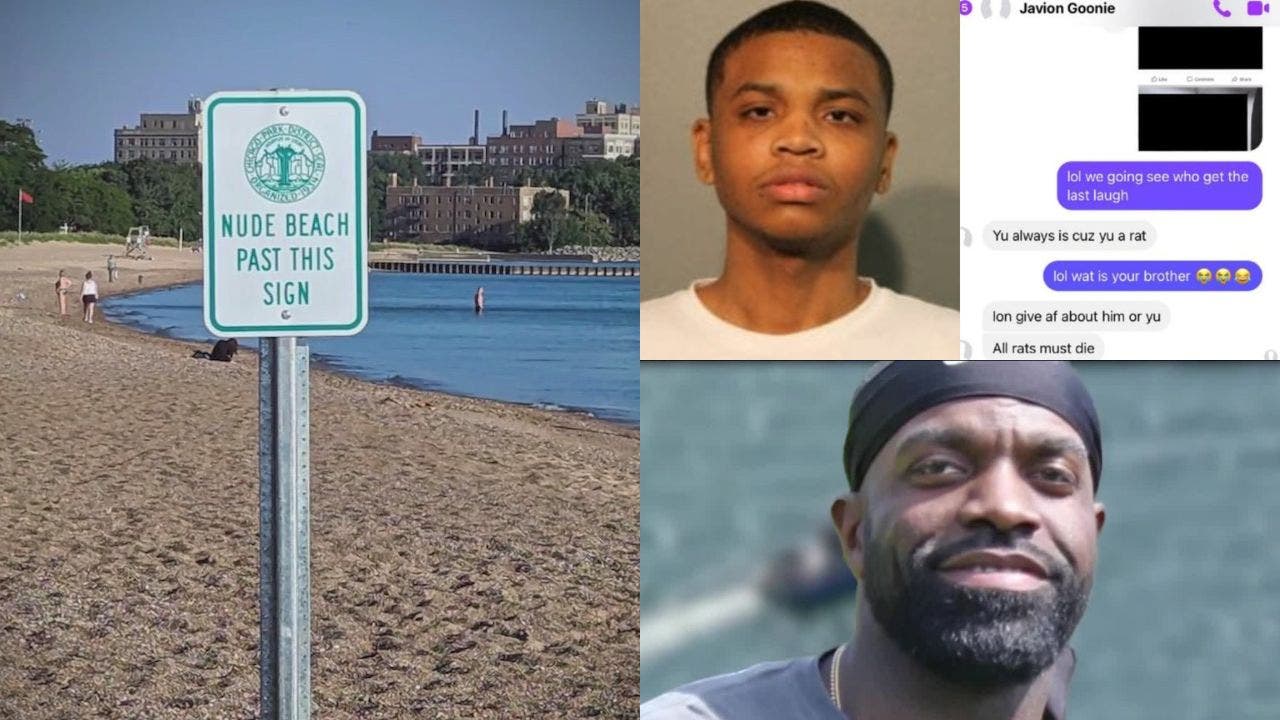 Chicago gang member sentenced • trainer missing in Lake Michigan • nude beach sign removed picture