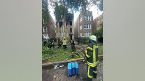 Firefighter injured while battling blaze in Chatham