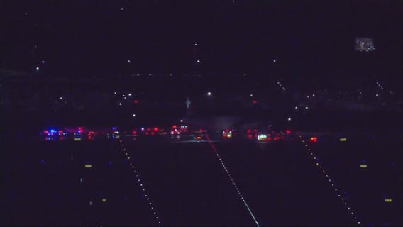 Swiss Air jet aborts takeoff at O'Hare, CFD responds to fire