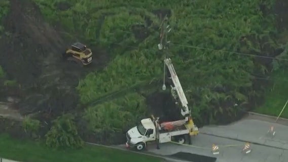 Heavy rains cause partial landslide in Dolton
